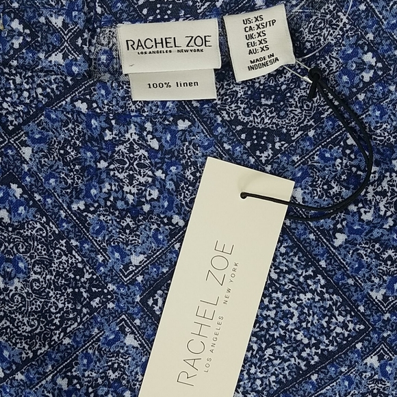 Rachel Zoe, 0172, Boxy cut 100% Linen top, Sz x/s - Picture 9 of 9